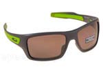 Occhiali da Sole Sport Oakley Turbine-9263 27 Matte Dark Grey Prizm Daily Polarized size 63