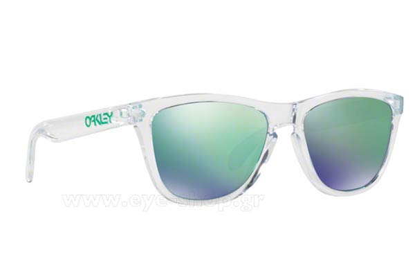 Occhiali Oakley Frogskins 9013 A3 Crystal Clear jade Iridium