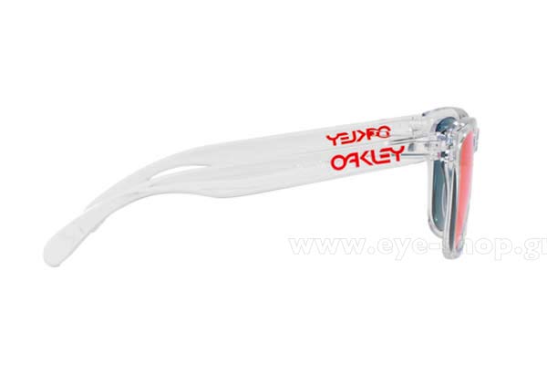 Oakley modello Frogskins 9013 di colore A5 Crystal Clear Torch Iridium