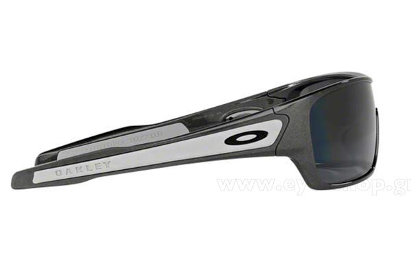 Oakley modello Turbine Rotor 9307 di colore 05 Granite Blk Irid Polarized