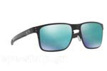 Occhiali da Sole Uomo Oakley Holbrook-Metal-4123 04 Matt Black Jade Iridium size 55