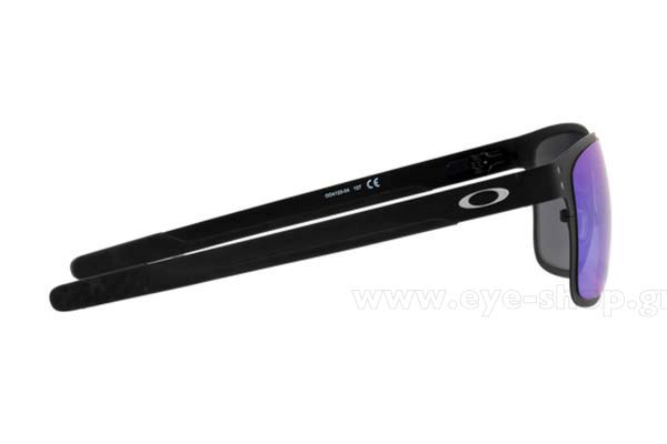 Oakley modello Holbrook Metal 4123 di colore 04 Matt Black Jade Iridium