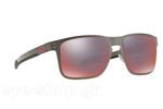 Occhiali da Sole Uomo Oakley Holbrook-Metal-4123 05 Matte Gunmetal Torch Irid Polarized size 55