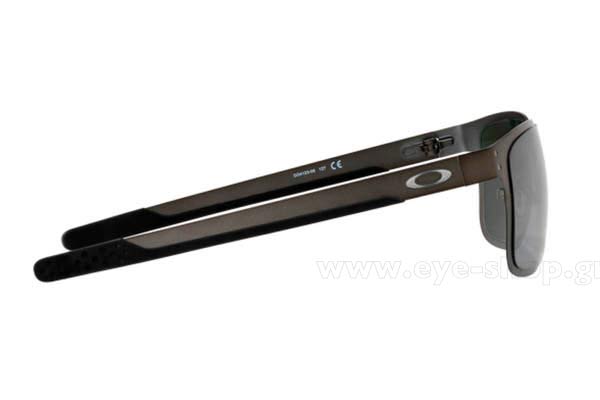 Oakley modello Holbrook Metal 4123 di colore 06 Matte Gunmetal Prizm black polarized