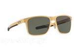Occhiali da Sole Uomo Oakley Holbrook-Metal-4123 08 Satin Gold Dark grey size 55