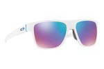 Occhiali da Sole Uomo Oakley CROSSRANGE-XL-9360 08 POLISHED WHITE prizm sapphire snow size 58