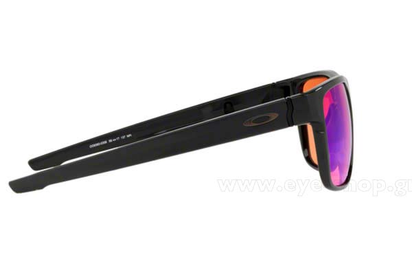 Oakley modello CROSSRANGE XL 9360 di colore 03 CARBON prizm trail