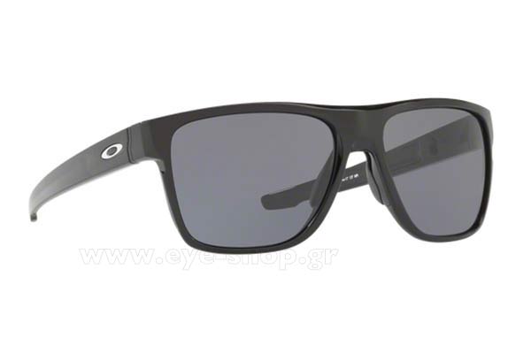 Occhiali Oakley CROSSRANGE XL 9360 01 POLISHED BLACK grey