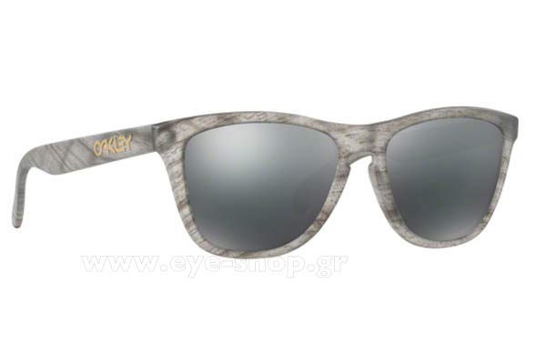 Occhiali Oakley Frogskins 9013 B6 MATTE CLEAR WOODGRAIN