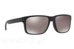 Occhiali da Sole Uomo Oakley Holbrook-9102 D6 Mt Black Prizm Black Polarized size 55