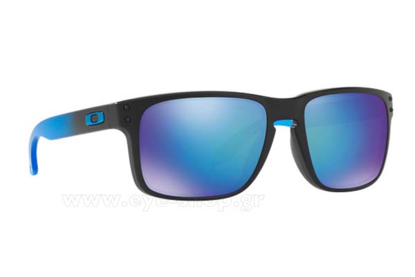 Occhiali Oakley Holbrook 9102 D2 sapphire fade prizm sapphire polarized