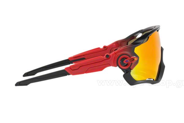 Oakley modello JAWBREAKER 9290 di colore 23 Ruby Fade Prizm Ruby