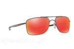 Occhiali da Sole Uomo Oakley Gauge-8-4124 03 Mt Carbon Ruby Irid size 62