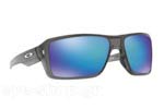 Occhiali da Sole Sport Oakley Double-Edge-9380 06 Grey Smoke Prizm Sapphire Polarized size 66