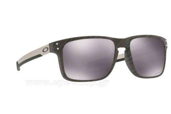 Occhiali da sole Oakley Holbrook Mix 9384 04 Woodgrain Prizm Black Iridium