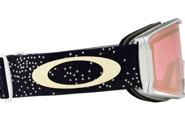 Oakley modello LINE MINER 7070 di colore 30 Galaxy iron ice Prizm ink irid