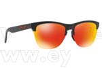 Occhiali da Sole Unisex Oakley 9374-FROGSKINS-LITE 04 Mt Black Prizm Ruby size 63