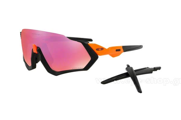 Oakley modello Flight Jacket 9401 di colore 04 Neon Orange