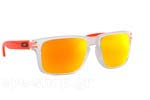 Occhiali da Sole Uomo Oakley Holbrook-9102 H5 clear fire iridium size 55