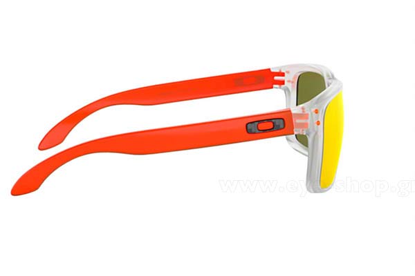 Oakley modello Holbrook 9102 di colore H5 clear fire iridium