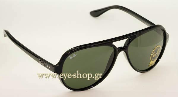 Occhiali Rayban 4125 CATS 5000 601 ΜΑΥΡΟ