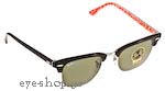 Occhiali da Sole Unisex Rayban 3016-Clubmaster 1016 size 49