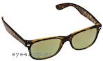 Occhiali da Sole Unisex Rayban 2132-New-Wayfarer 710/M4 polarized size 55