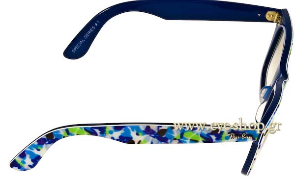 Rayban modello 2140 Wayfarer di colore 1021/32 Καταργήθηκε Floral Rare Prints Series1