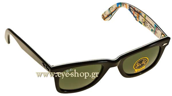 Occhiali Rayban 2140 Wayfarer 1028 Subway Rare Prints Series2
