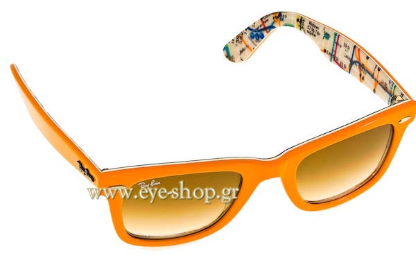 Occhiali Rayban 2140 Wayfarer 1029/51 Subway Rare Prints Series2
