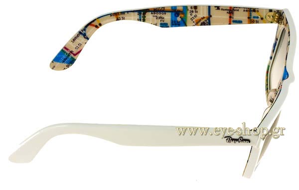 Rayban modello 2140 Wayfarer di colore 1032/32  Subway Rare Prints Series2