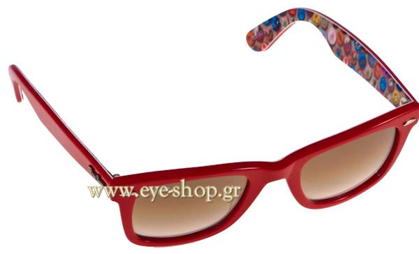 Occhiali Rayban 2140 Wayfarer 105151 Button Pins Rare Prints Series 4