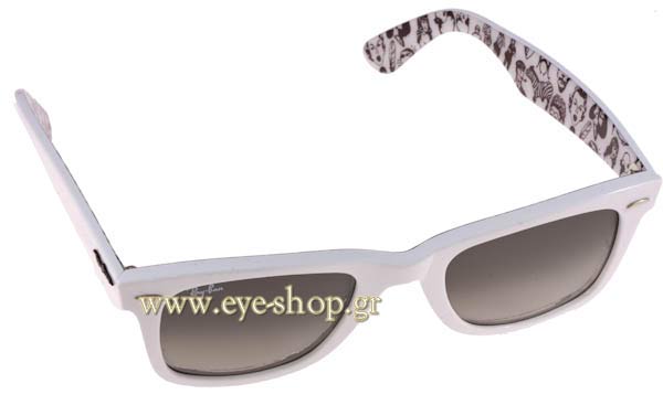 occhiali-da-sole Rayban 2140 Wayfarer 104832 Comics Rare Prints Series