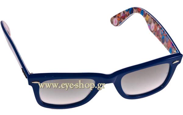 Occhiali Rayban 2140 Wayfarer 1053/32 Button Pins Rare Prints Series 4