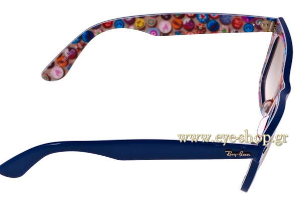 Rayban modello 2140 Wayfarer di colore 1053/32 Button Pins Rare Prints Series 4