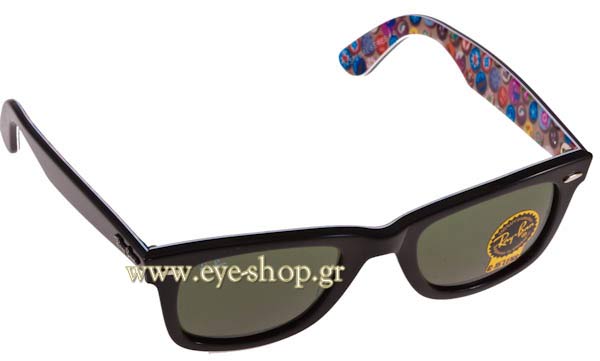 Occhiali Rayban 2140 Wayfarer 1052 Button Pins Rare Prints Series 4