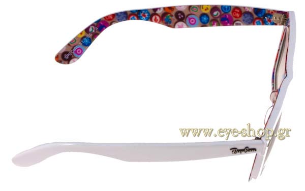 Rayban modello 2140 Wayfarer di colore 1050/32 Button Pins Rare Prints Series 4