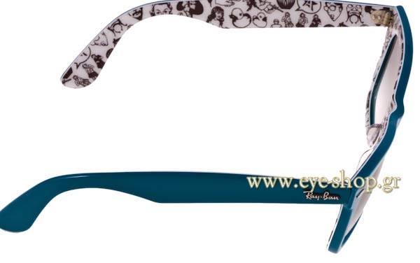 Rayban modello 2140 Wayfarer di colore 104432 Comics Rare Prints Series 3 - Καταργήθηκε