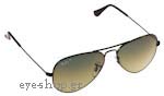 Occhiali da Sole Unisex Rayban 3025-Aviator 002/76 size 55