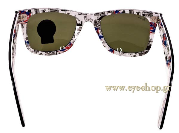 Rayban modello 2140 Wayfarer di colore 1114 Hand made in Italy London Special Series 8