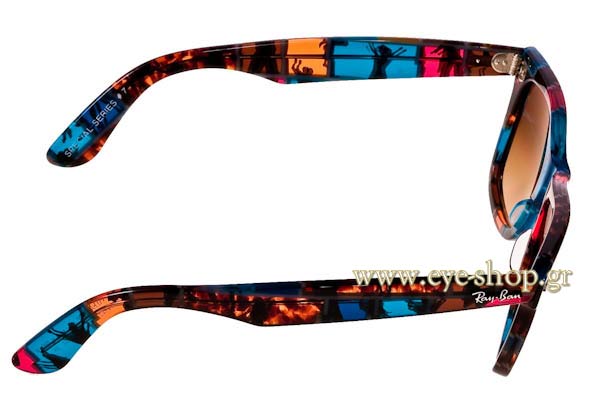 Rayban modello 2140 Wayfarer di colore 110885 Rare prints special series #7