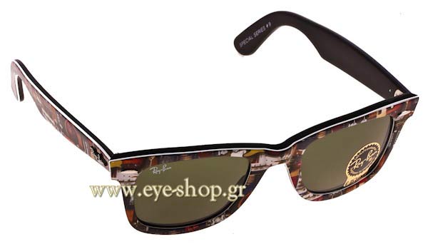 Occhiali Rayban 2140 Wayfarer 1121 rare prints series #9