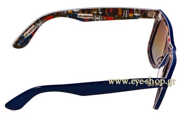 Rayban modello 2140 Wayfarer di colore 112396 Rare prints special series #9