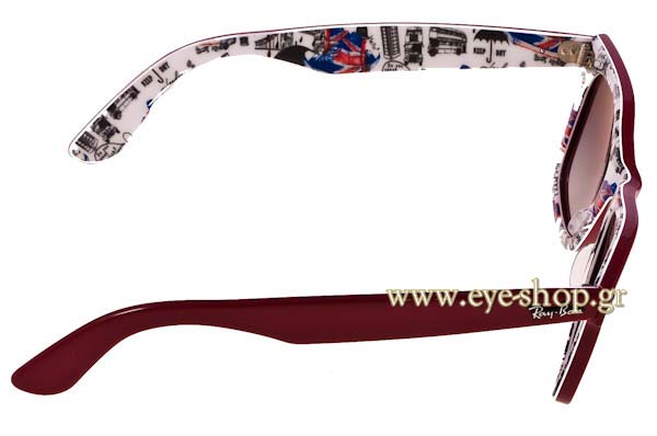 Rayban modello 2140 Wayfarer di colore 111871 London Special Series 8