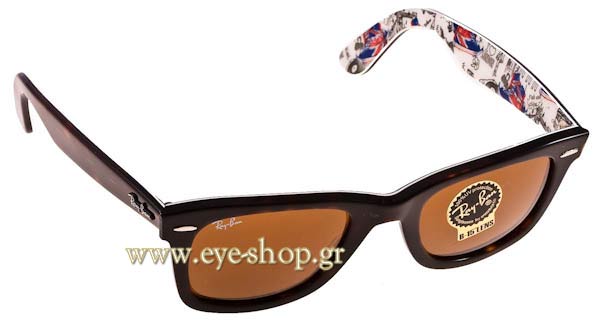 Occhiali Rayban 2140 Wayfarer 1119 London Special Series 8
