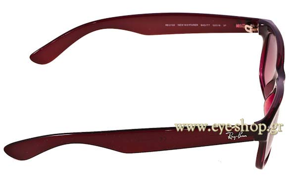 Rayban modello 2132 New Wayfarer di colore 843/77 Polarized