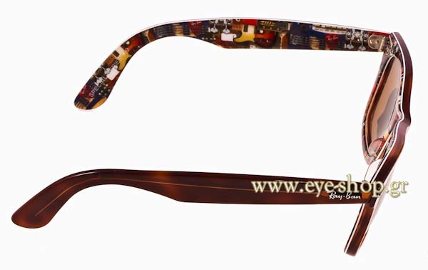 Rayban modello 2140 Wayfarer di colore 1125 Rare prints special series 9