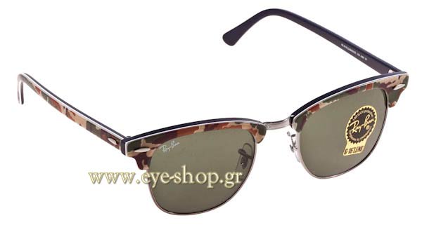 Occhiali Rayban 3016 Clubmaster 1069 military color