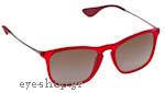 Occhiali da Sole Unisex Rayban CHRIS-4187 898/11 size 54