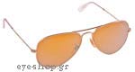 Occhiali da Sole Unisex Rayban 3025-Aviator 001/4S Gold Mirror Polarized size 58